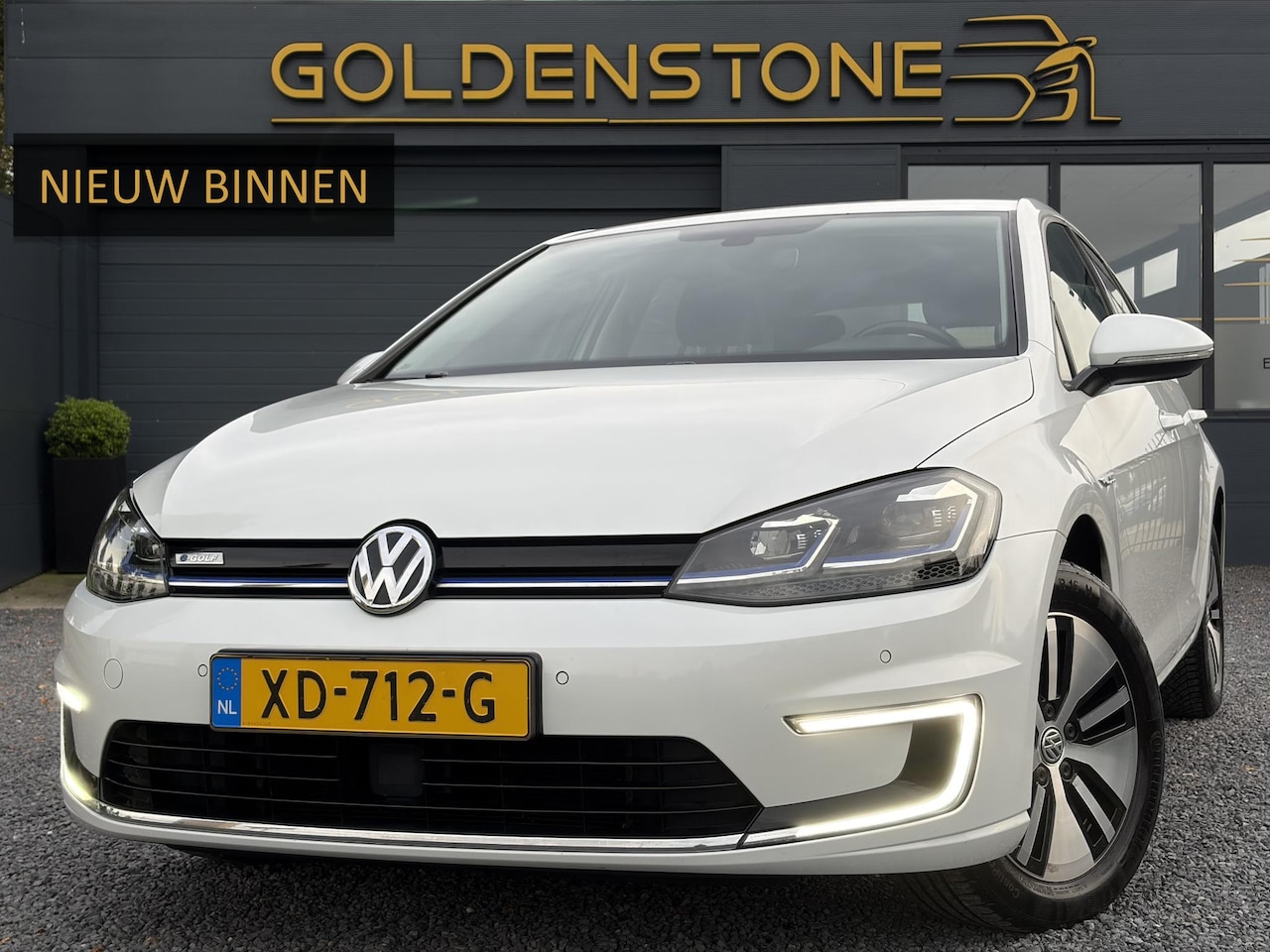 Volkswagen e-Golf - e-Golf ✓SOH 85,18 %✓Carplay✓Navi✓Clima✓Cruise✓Pdc V+A✓136pk✓Lm velgen✓Bj 12-2018✓N.A.P✓Apk - AutoWereld.nl