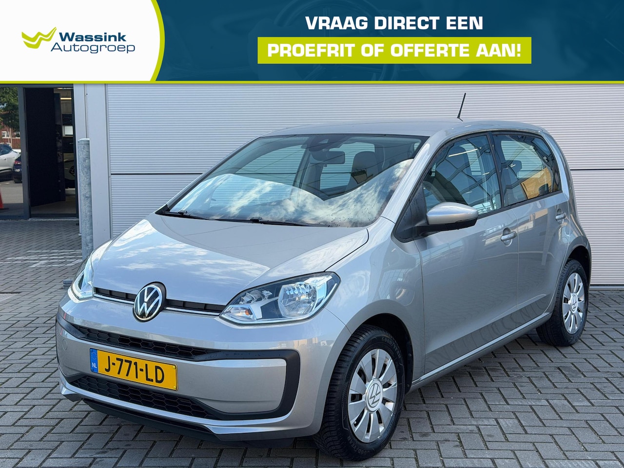 Volkswagen Up! - 1.0 5drs take up! | Airconditioning | Bluetooth | 100% dealeronderhouden | All season band - AutoWereld.nl