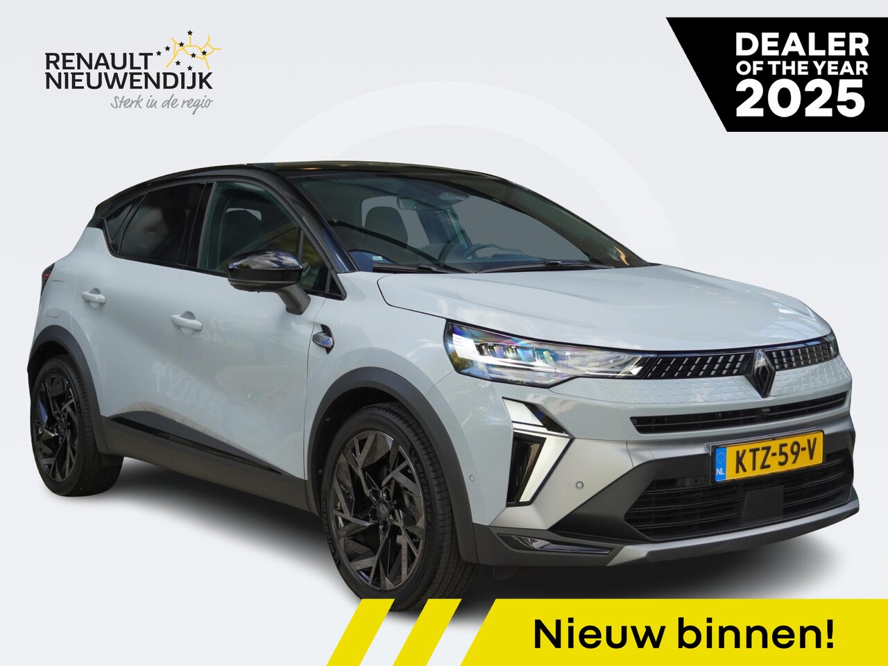 Renault Captur - 1.8 E-Tech full hybrid 160 esprit Alpine AUTOMAAT / NAVI / CAMERA 360 / PDC 360 / RESERVEW - AutoWereld.nl
