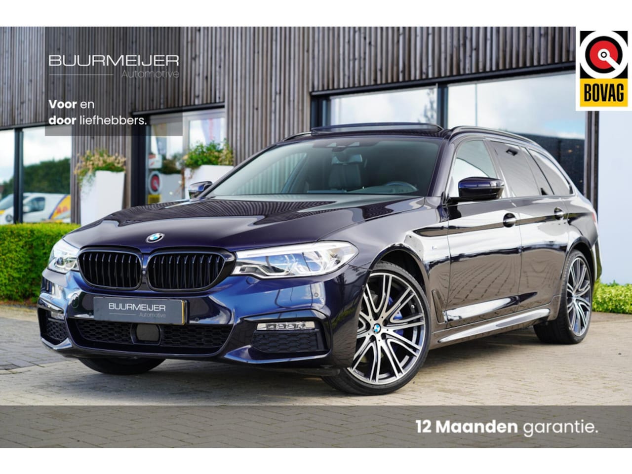 BMW 5-serie Touring - 530i High Executive M | M Pakket | Schuif/kanteldak | Head-Up display | 20 inch | Adaptiev - AutoWereld.nl