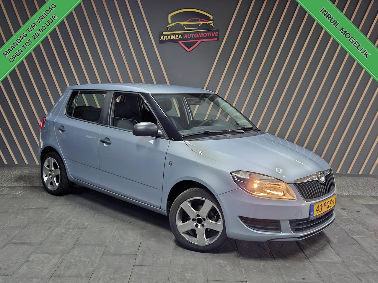 Skoda Fabia - 1.2 Comfort 2011 Licht blauw |Airco|Lange APK - AutoWereld.nl