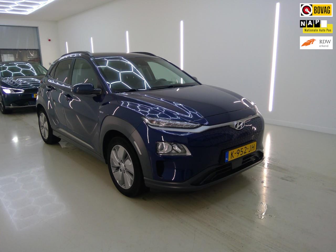 Hyundai Kona Electric - EV Fashion 64 kWh+Led+Navigatie+camera+trekhaak+SOH100%+WLTP actieradius 481KM DECEMBER 20 - AutoWereld.nl