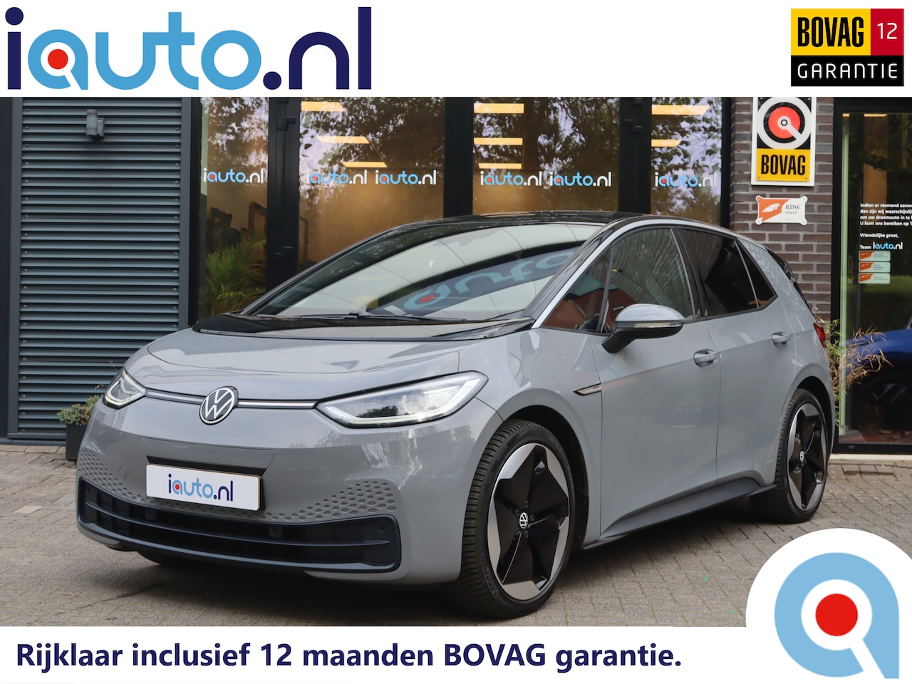 Volkswagen ID.3 - Max 58 kWh Sport Pano/IQ.Light/Keyless/Camera/DCC/ACC/Elek. stoelen/20"/Trekhaak afn. - AutoWereld.nl