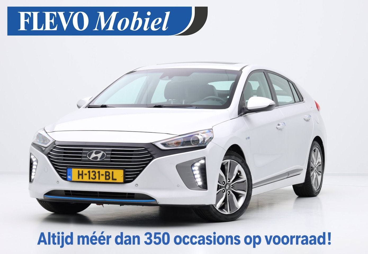 Hyundai IONIQ - 1.6 GDi Premium Aut. Pano/Schuifdak|Leder|Navi|Cam|CarPlay|LMV - AutoWereld.nl