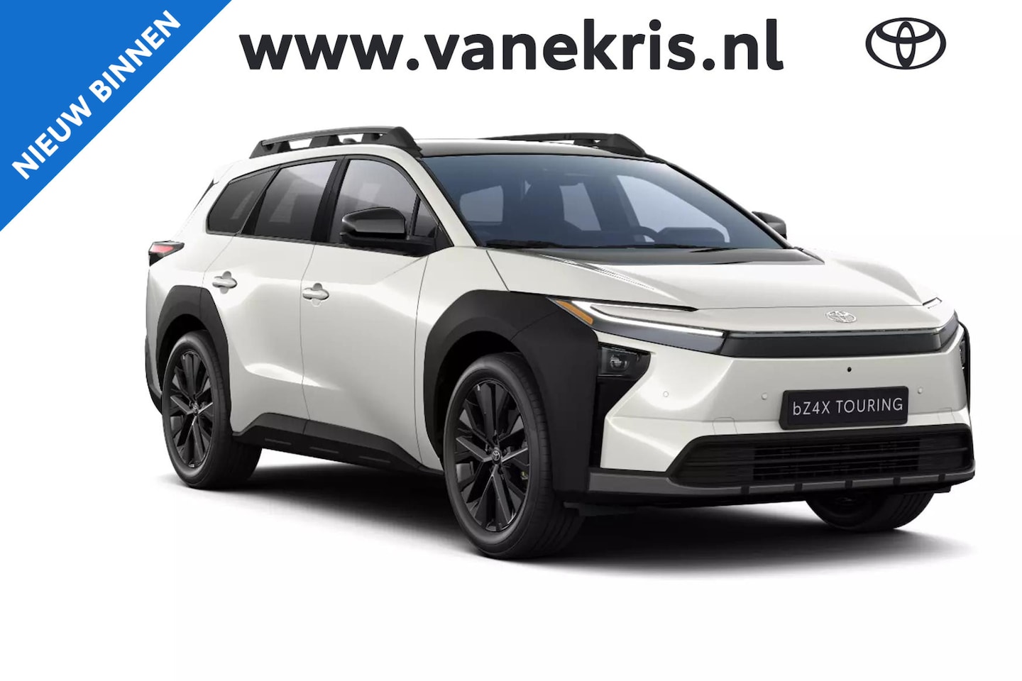 Toyota bZ4X Touring - Executive AWD 75 kWh Executive AWD 75 kWh, 20 Inch LM, Panoramadak 1500 Kg trekgewicht, Synthetic Leather Black - AutoWereld.nl