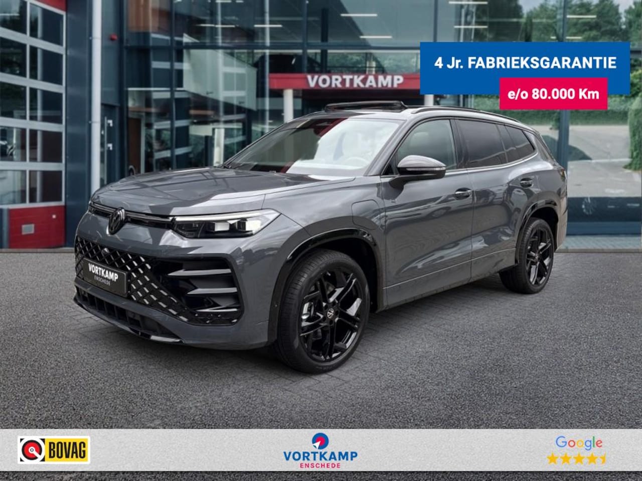 Volkswagen Tayron - 1.5 TSI E-HYBRID R-LINE 272 PK FISCAAL LAAG!: 51244,00 PANO-DAK/LEDER/H+K/TREKHAAK/360CAME - AutoWereld.nl