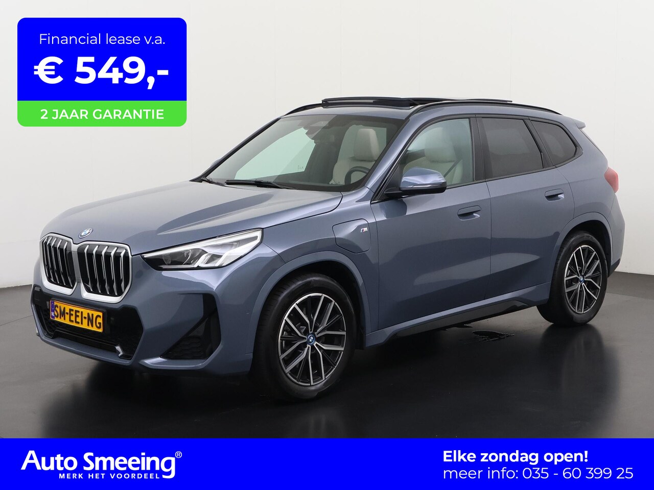 BMW X1 - xDrive25e M Sport Shadow | Panoramadak | Oyster Leder | Adaptief Demping | Zondag Open! - AutoWereld.nl
