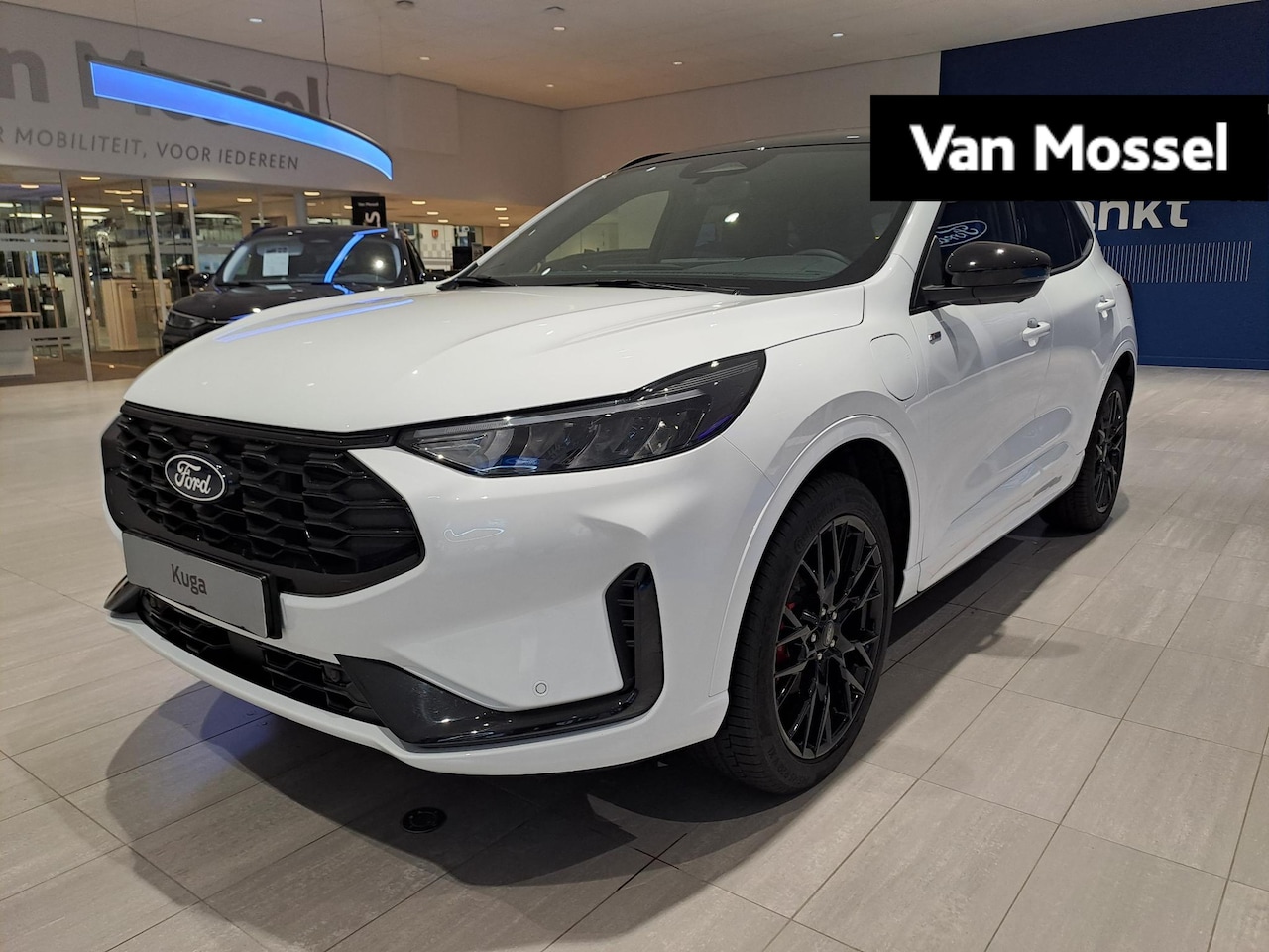 Ford Kuga - 2.5 PHEV ST-Line X | PANORAMADAK | ELEKTRISCHE TREKHAAK | ADAPTIEVE CRUISE CONTROL | BLACK - AutoWereld.nl