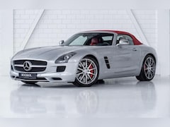 Mercedes-Benz SLS Roadster - 6.3 AMG l Rood Leder l Rode Cabrioletkap l Airscarf l