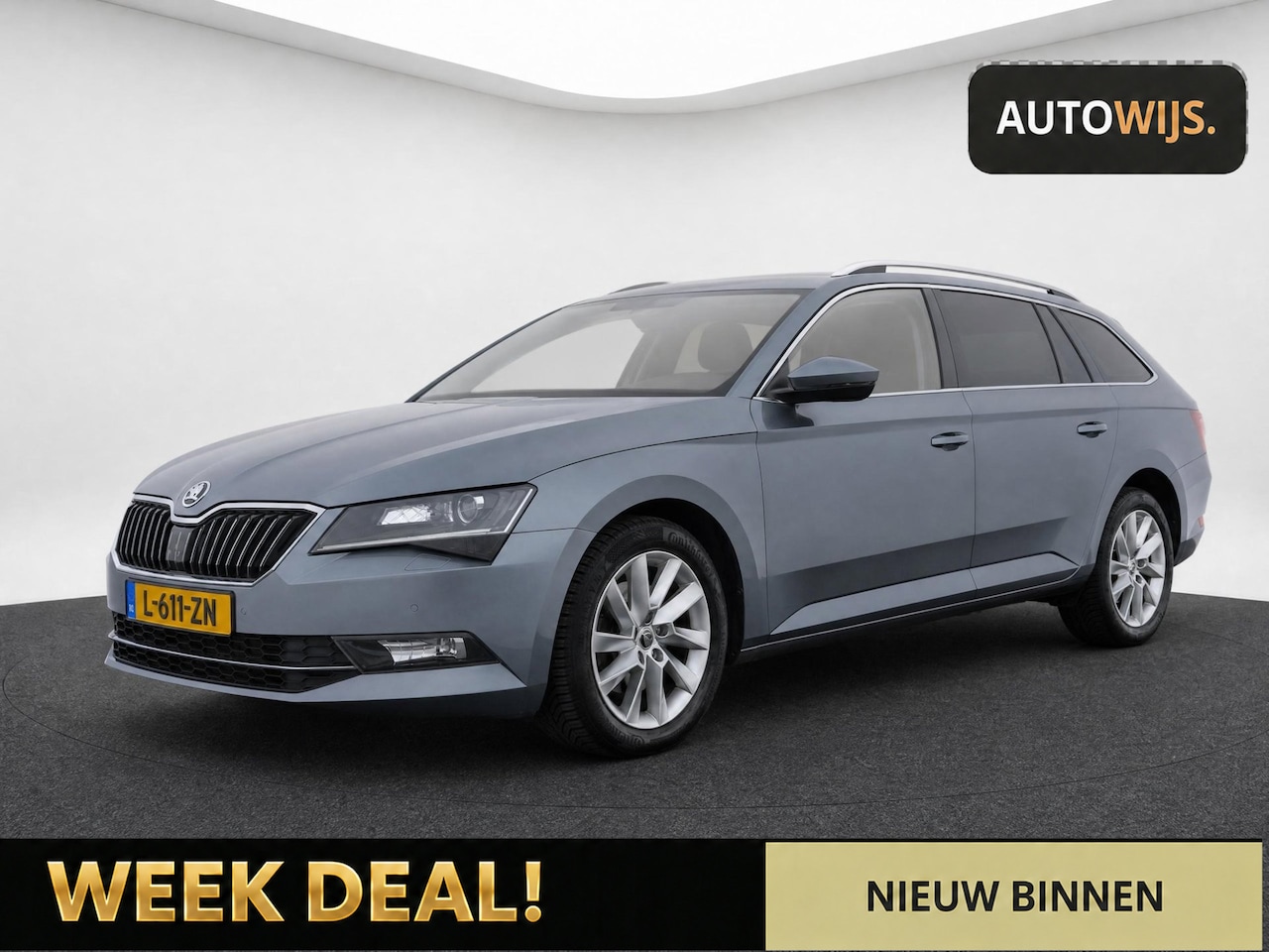 Skoda Superb Combi - 1.5 TSI ACT Ambition Business|AUT|LED|Cruise|NAVI|CARPLAY|STOELVERW - AutoWereld.nl