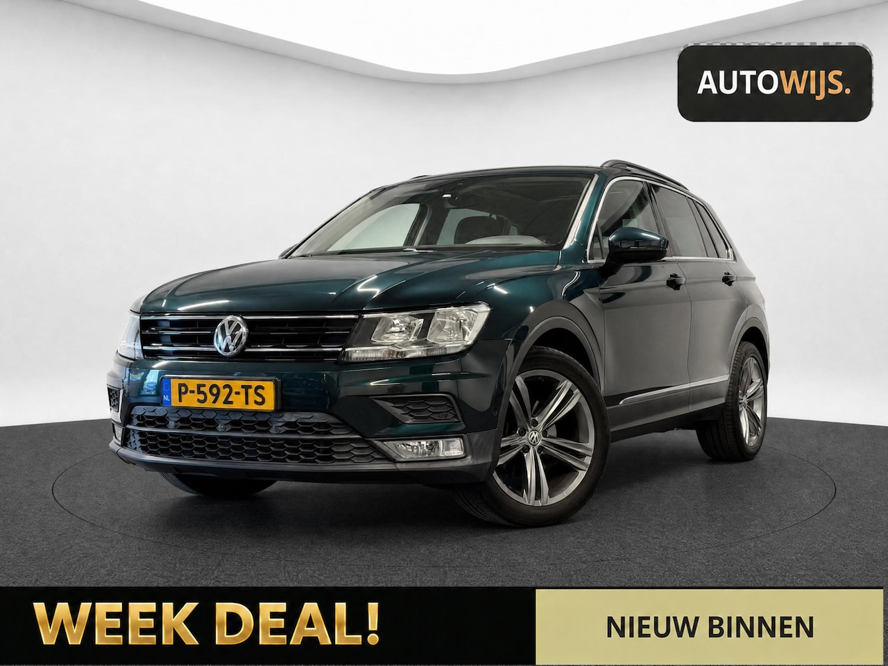Volkswagen Tiguan - 1.4 TSI ACT Comfortline Business|LEDER|PANO|MEMORY|DIGIDASH - AutoWereld.nl