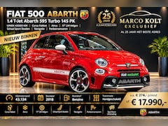 Fiat 500 Abarth - 1.4 T-Jet 595 Turbo 145 PK | UNIEK 43000 KM | Corsa Pakket | Airco | 17"LM Velgen | Schaal