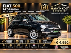 Fiat 500 - 0.9 TwinAir Easy | Airco | 15" LM Velgen | Radio-cd/mp3 | Zuinig | Orig Nederlands | Keuri