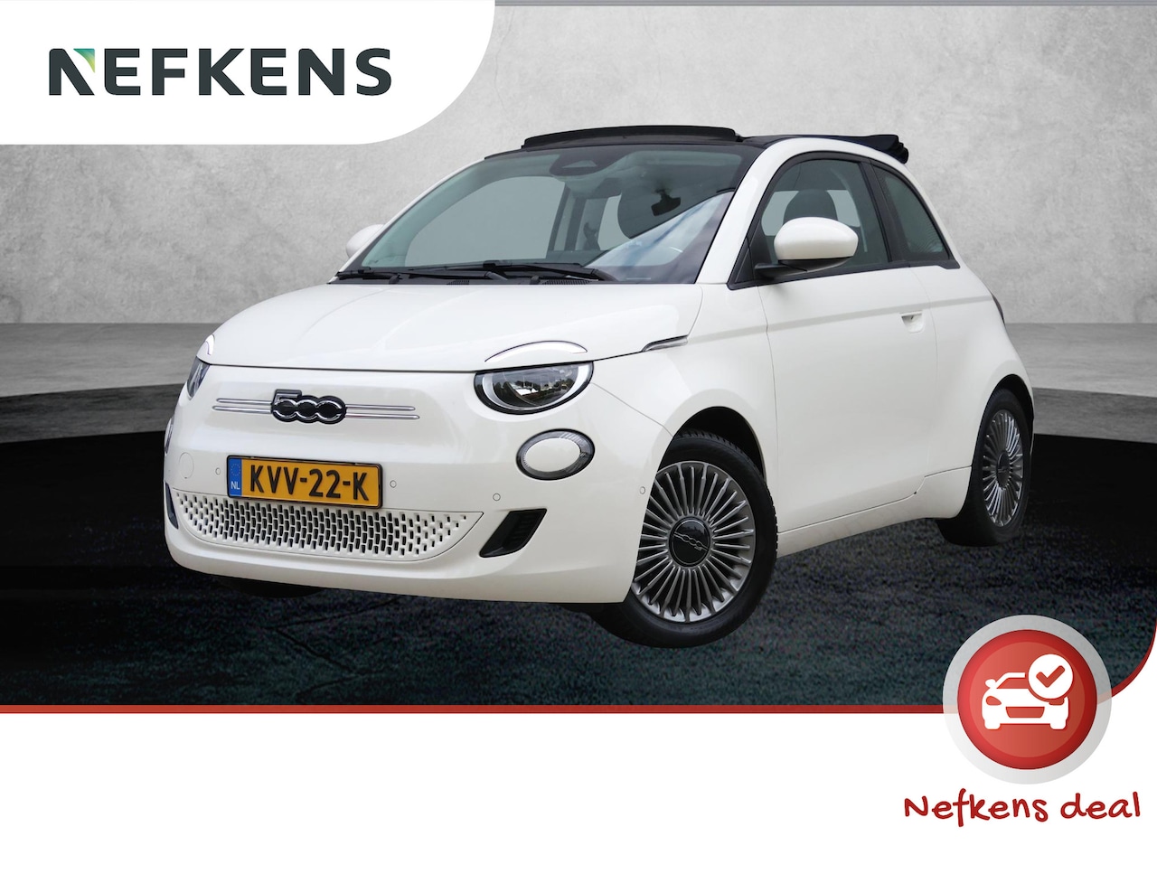 Fiat 500 C - Icon 42 kWh 118pk | Camera | Stoelverwarming | Parkeersensoren | Dodehoekbewaking - AutoWereld.nl