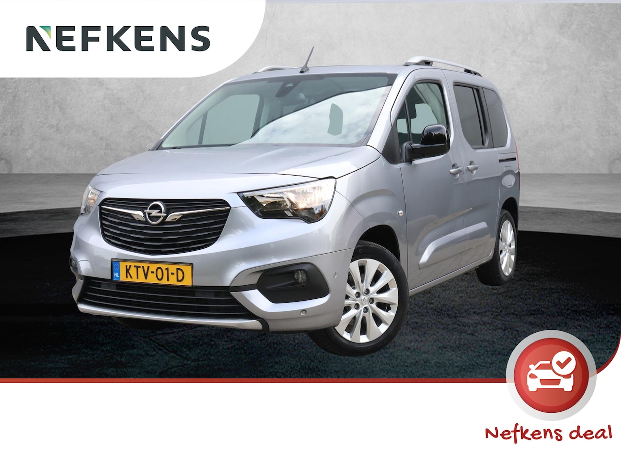 Opel Combo-e Life - L1H1 Elegance 50 kWh 136pk | 5-Zits | Panoramadak | Navigatie | Camera | Stuur- en stoelve - AutoWereld.nl