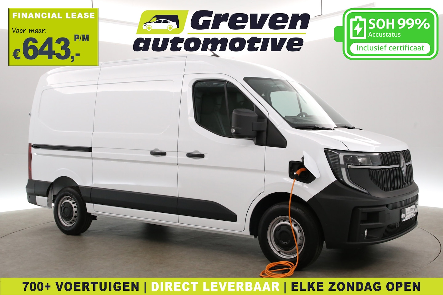 Renault Master E-Tech - 3.5t Long Range 87 kWh L2H2 | NIEUW | Snelladen | 2500kg Trekgew. | Clima | Camera | Virtu - AutoWereld.nl