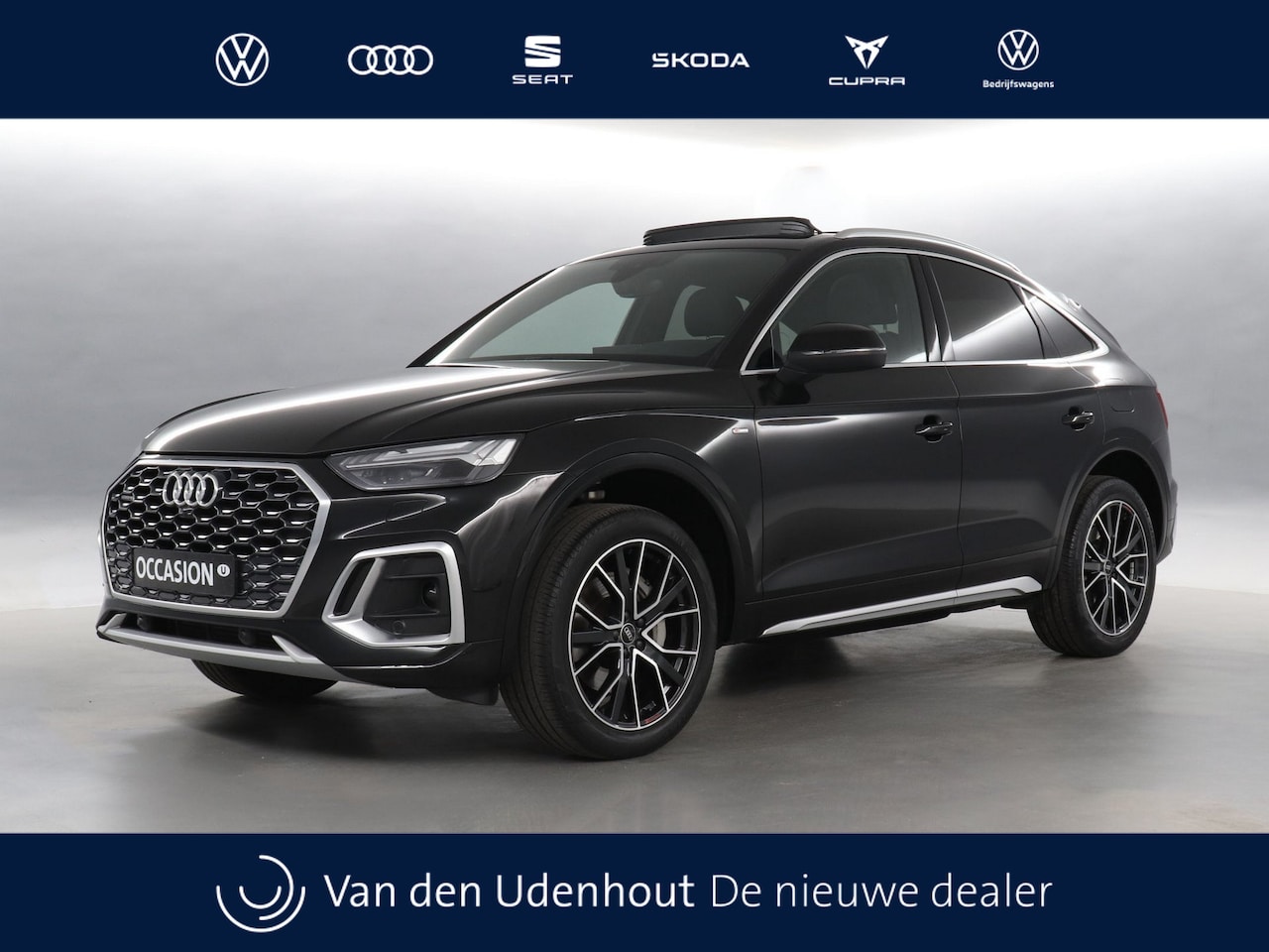 Audi Q5 Sportback - 50 TFSI e 299pk S-Tronic S edition / Panoramadak / Navigatie - AutoWereld.nl