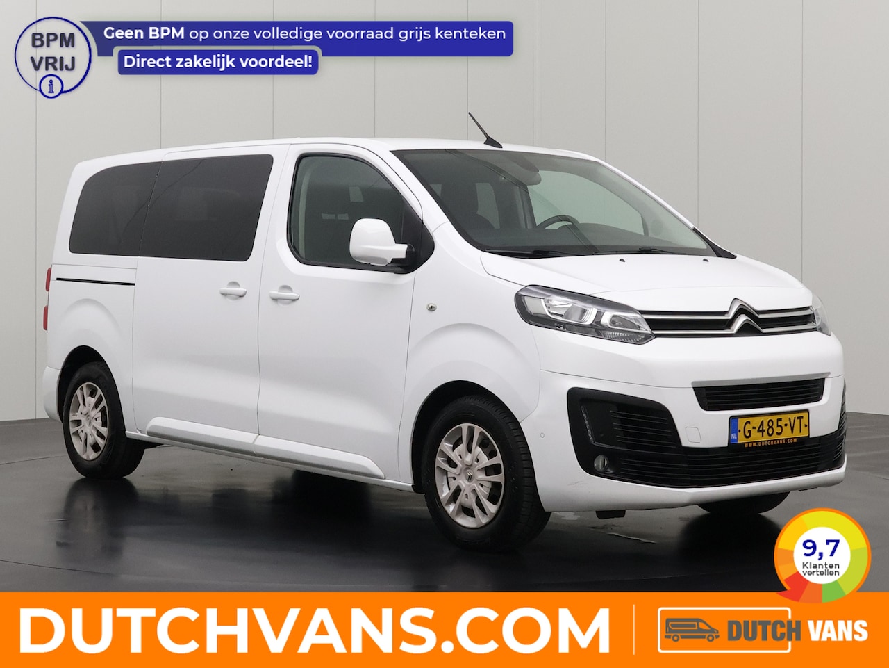 Citroën SpaceTourer - 1.5 BlueHDi 120PK Lang 9-Persoons Business Incl BTW/BPM | 2xSchuifdeur | Personenbus | Kom - AutoWereld.nl