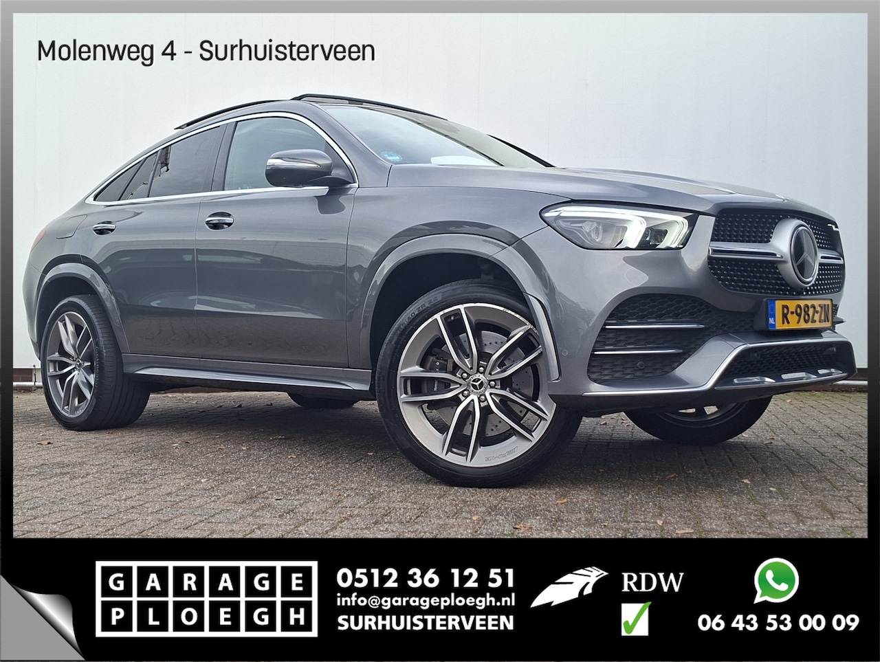 Mercedes-Benz GLE-Klasse Coupé - 350 e 4MATIC Premium Plus AMG Pano Elek.Trekhaak Burmester 360° HUD Stoelverw/ventilatie O - AutoWereld.nl