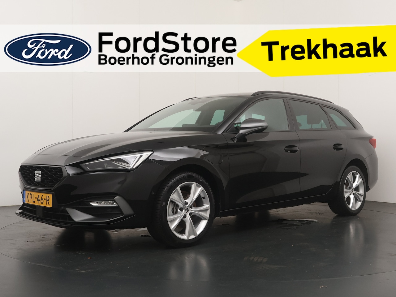 SEAT Leon Sportstourer - 1.5 TSI e-Hybrid 204pk FR Business | PHEV | Trekhaak | Stoel- en stuurwiel verwarming | Ad - AutoWereld.nl