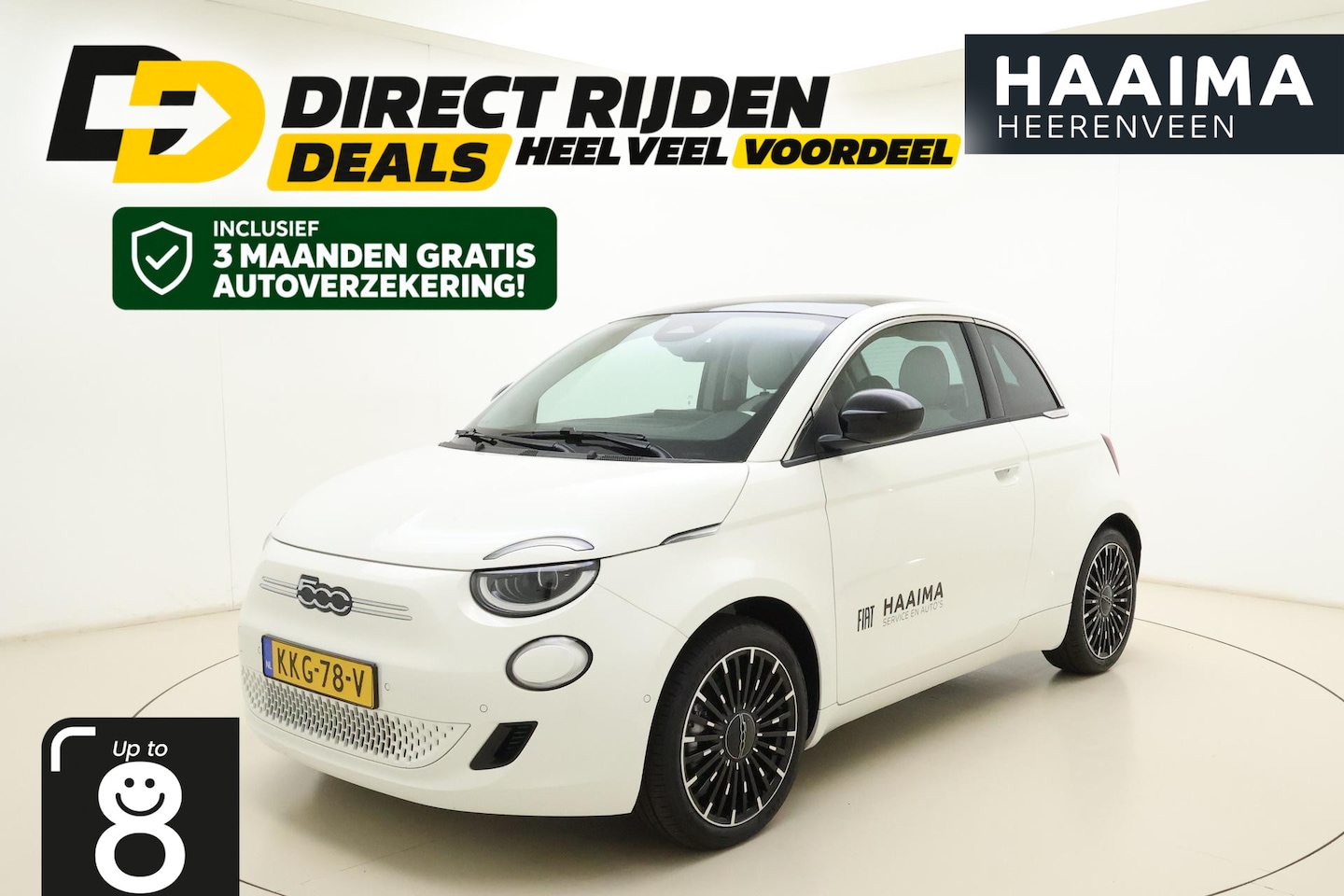 Fiat 500e - Icon 42 kWh | DEMO | Glazen Panoramadak | Apple Carplay/Android Auto | Achteruitrijcamera - AutoWereld.nl