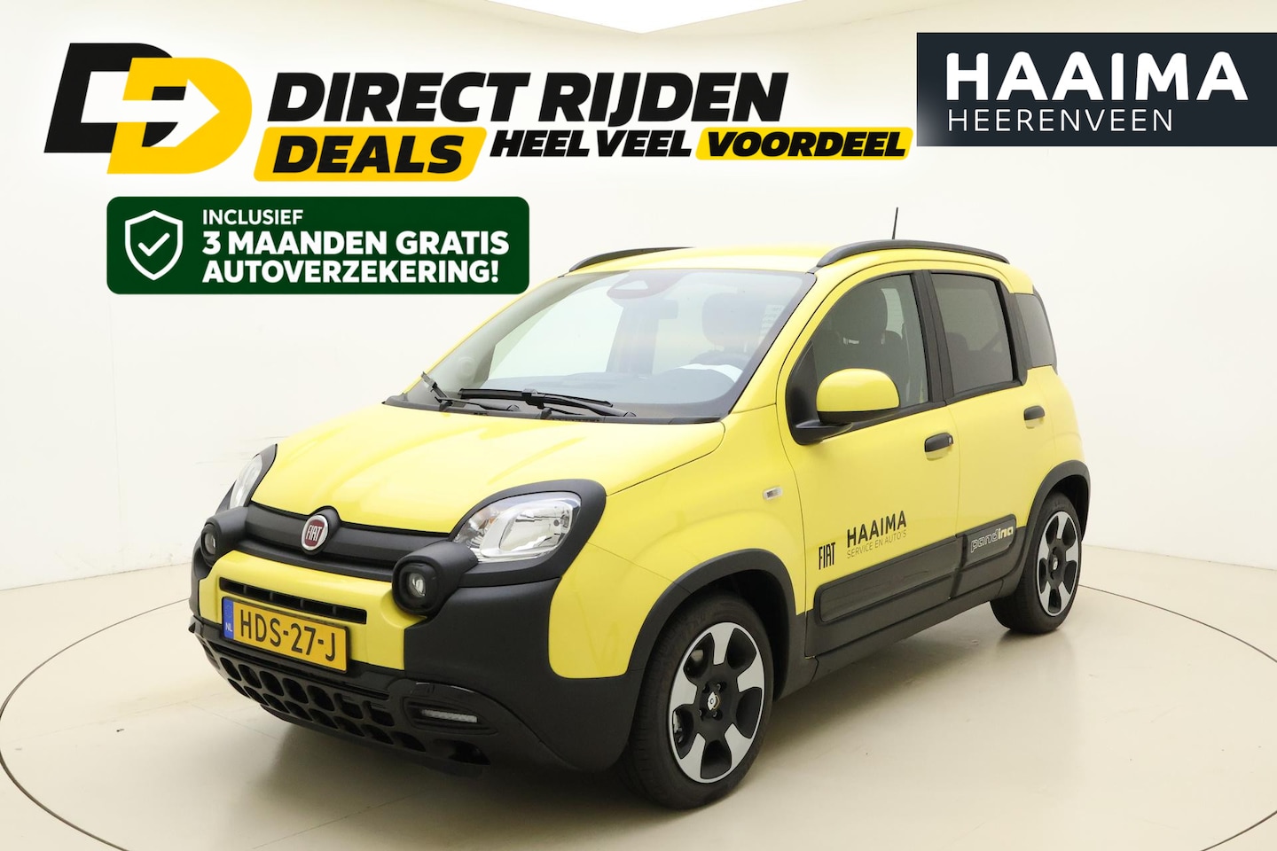 Fiat Panda - 1.0 Hybrid Pandina Cross | DEMO | Airco | Apple Carplay/Android Auto | Bluetooth | Cruise - AutoWereld.nl