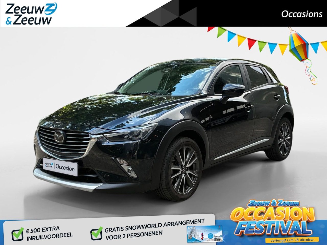 Mazda CX-3 - 2.0 SkyActiv-G 120 TS Head up Display | Bose | Navi | Stoelverwarming - AutoWereld.nl
