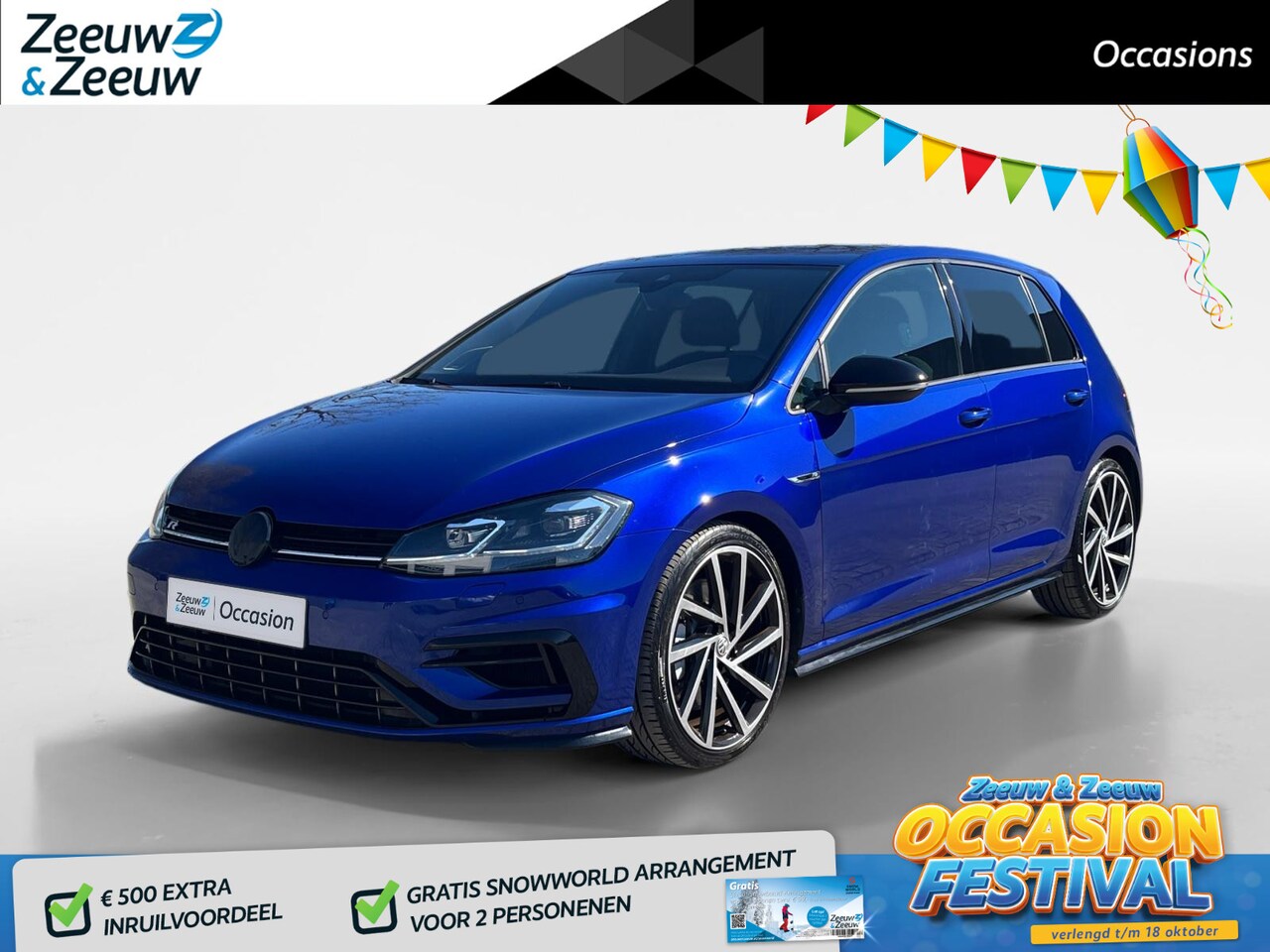 Volkswagen Golf - 2.0 TSI 4Motion R | Carplay | Stoelverwarming | Parkeercamera | Climate Control - AutoWereld.nl
