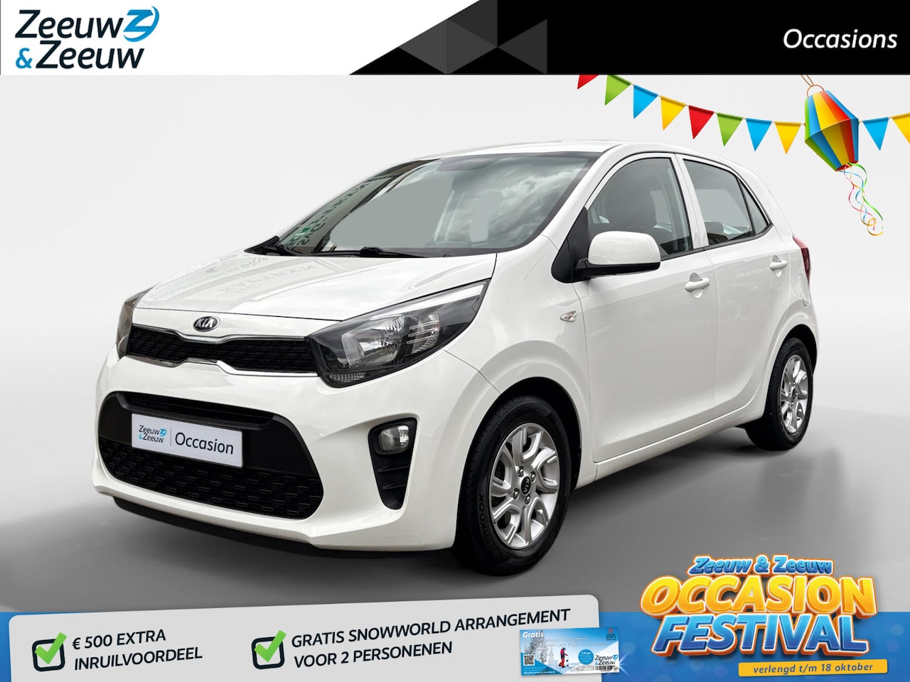Kia Picanto - 1.0 CVVT ComfortPlusLine Navigator | Carplay | Camera | Airco | - AutoWereld.nl