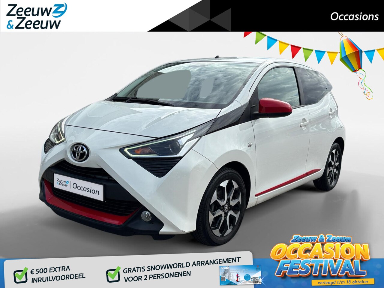 Toyota Aygo - 1.0 VVT-i x-clusiv | Camera | Cruise | Lichtmetaal | - AutoWereld.nl