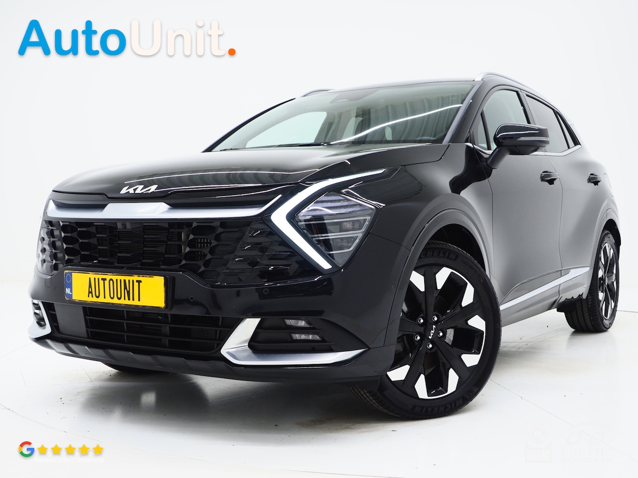 Kia Sportage - 1.6 T-GDi Plug-in Hybrid AWD DynamicPlusLine | Leder | Stoelventilatie | 360 | Sfeerlicht - AutoWereld.nl