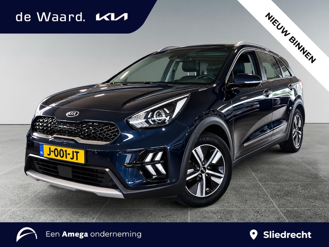 Kia Niro - DynamicLine 1.6 GDi Hybrid 141pk | LAGE KM-STAND! | NL-AUTO | NAVI | CAMERA | APPLE CARPLA - AutoWereld.nl