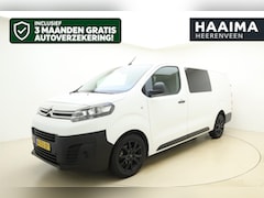 Citroën Jumpy - 2.0 BlueHDI 120pk HDI Dubbel Cabine | 6-Zits | Airco | Trekhaak | Lichtmetalen velgen | Cr