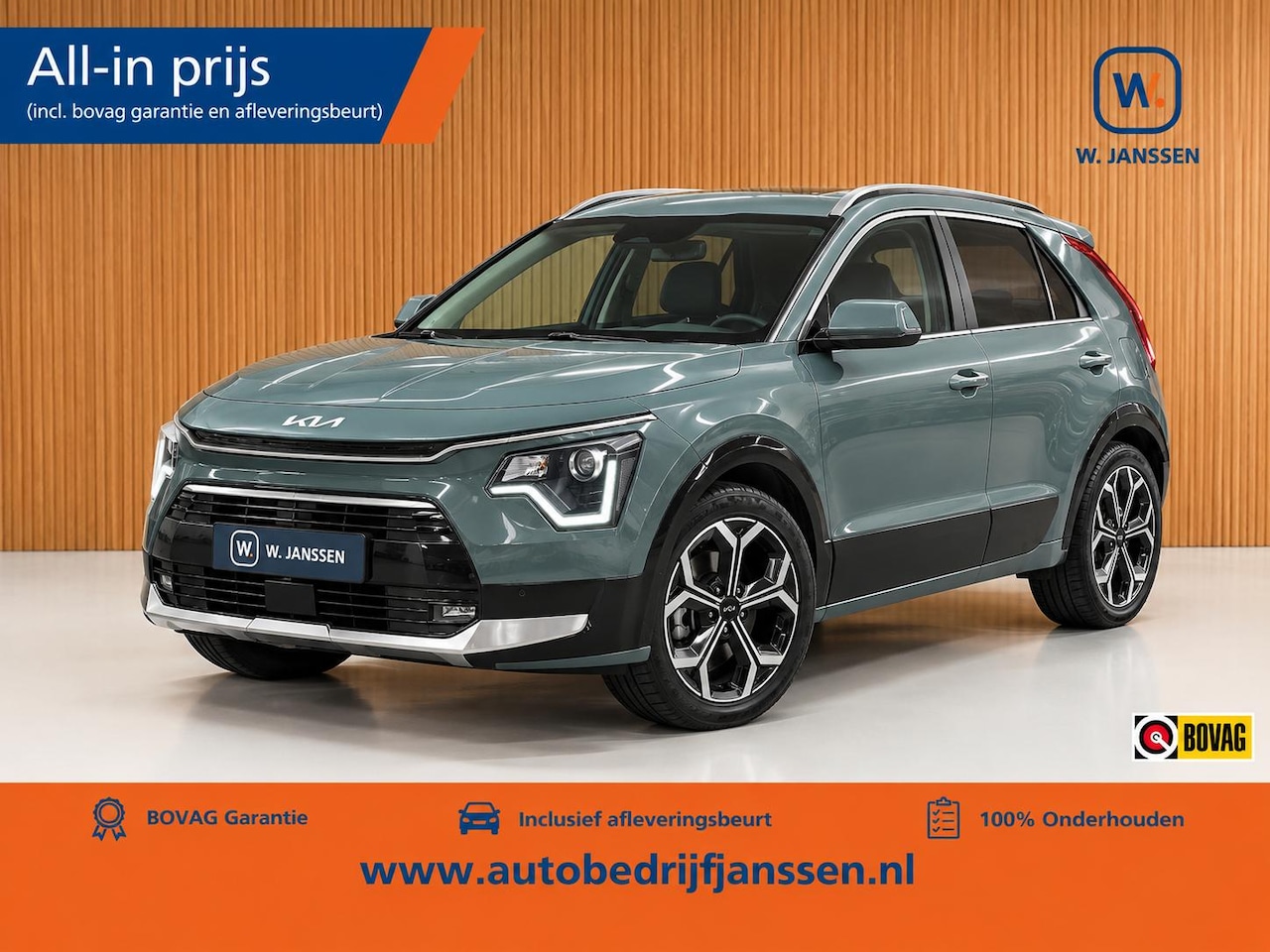 Kia Niro - 1.6 GDi Hybrid DynamicLine ACC | Keyless | Camera | Navi - AutoWereld.nl
