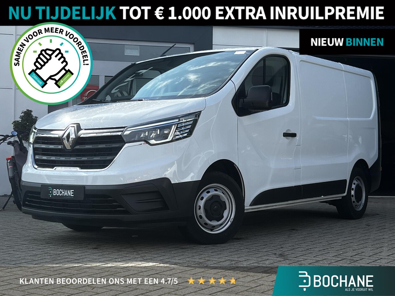 Renault Trafic - 2.0 Blue dCi 130 T29 L1H1 Start | BPM vrij | Betimmering laadruimte | - AutoWereld.nl