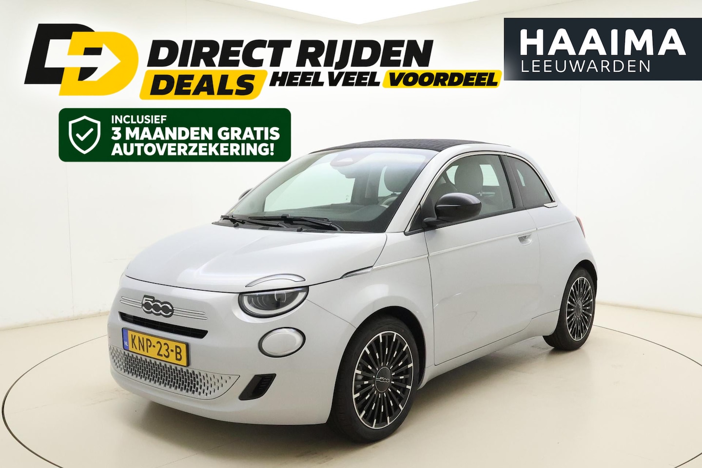 Fiat 500 - 1.0 Hybrid La Prima Cabrio | DEMO | Lederen bekleding | Camera | 8 Jaar speciale garantie - AutoWereld.nl