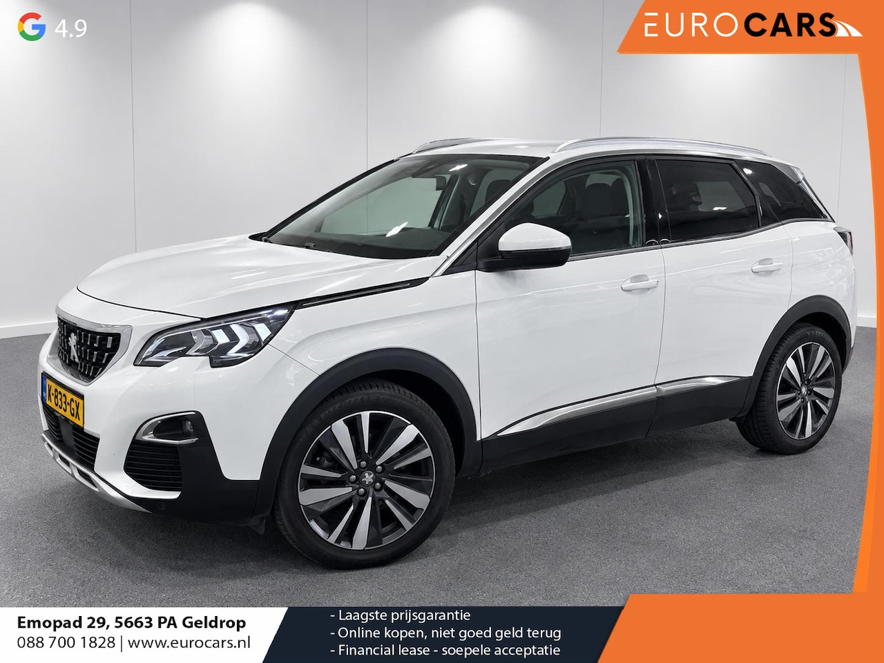 Peugeot 3008 - 1.2 PureTech Blue Lease Premium Navigatie Climate control Camera - AutoWereld.nl