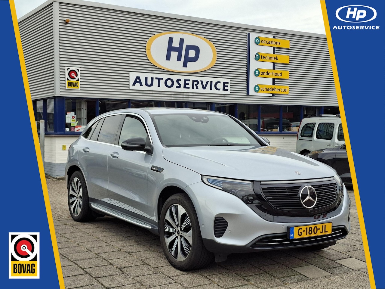 Mercedes-Benz EQC - 400 4MATIC Premium Plus 80 kWh SOH 95,6% Autopilot/360-Camera/Trekhaak/Limited Ed-1886/Mem - AutoWereld.nl