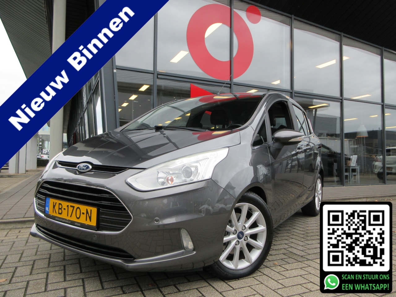 Ford B-Max - 1.0 EcoBoost Titanium Trekhaak 4Seizoenen banden - AutoWereld.nl