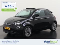 Fiat 500 C - 500e Icon 42 kWh | All-in 433, - Private Lease | Direct uit voorraad