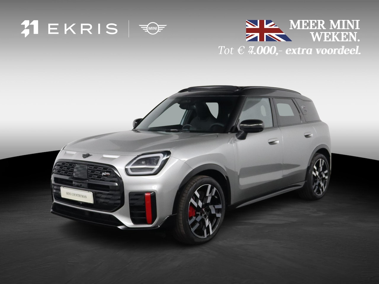 MINI Countryman - JCW Countryman ALL4 JCW | Pakket XL | Trekhaak | Panoramadak | Elektrisch verstelbare stoe - AutoWereld.nl