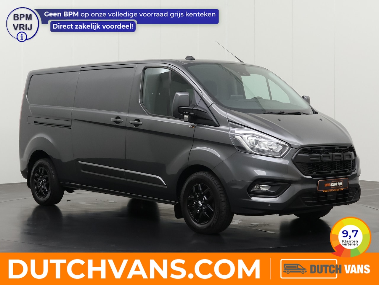 Ford Transit Custom - 2.0TDCi 130PK Automaat Lang Raptor sport | Navigatie | Camera | Multimedia | Airco | Cruis - AutoWereld.nl
