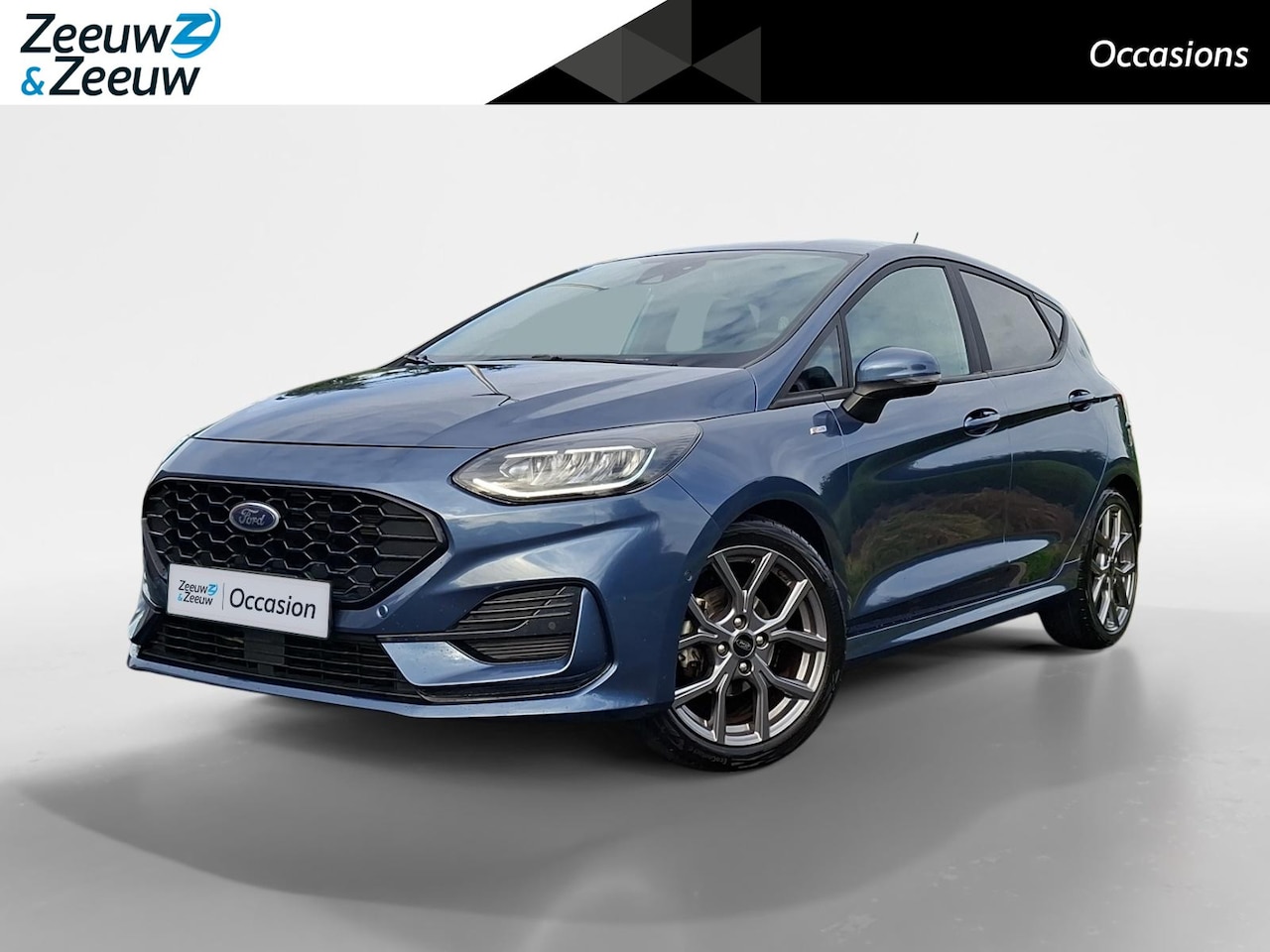 Ford Fiesta - 1.0 EcoBoost Hybrid ST-Line X | NL-Auto | 1e Eigenaar | Dealeronderhouden | Winterpack | C - AutoWereld.nl
