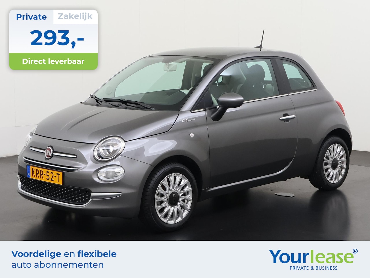 Fiat 500 - 1.0 Hybrid Dolcevita | All-in 293,- Private Lease | Direct uit voorraad - AutoWereld.nl