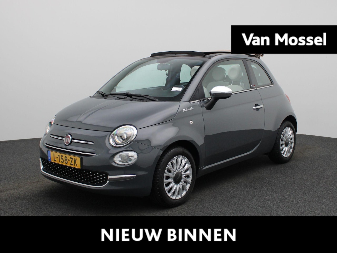 Fiat 500 C - 1.0 Hybrid Dolcevita Cabrio | LM Velgen | - AutoWereld.nl