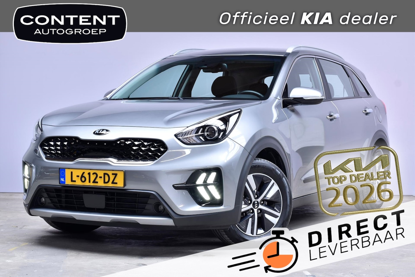 Kia Niro - 1.6 GDi Hybrid 141pk DCT6 DynamicLine TREKHAAK - AutoWereld.nl