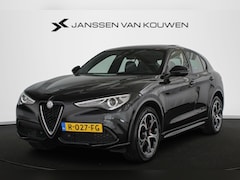 Alfa Romeo Stelvio - 2.0 T AWD Veloce Ti 280PK Pano Leder Stuur-Stoelverwarming Keyless Memory