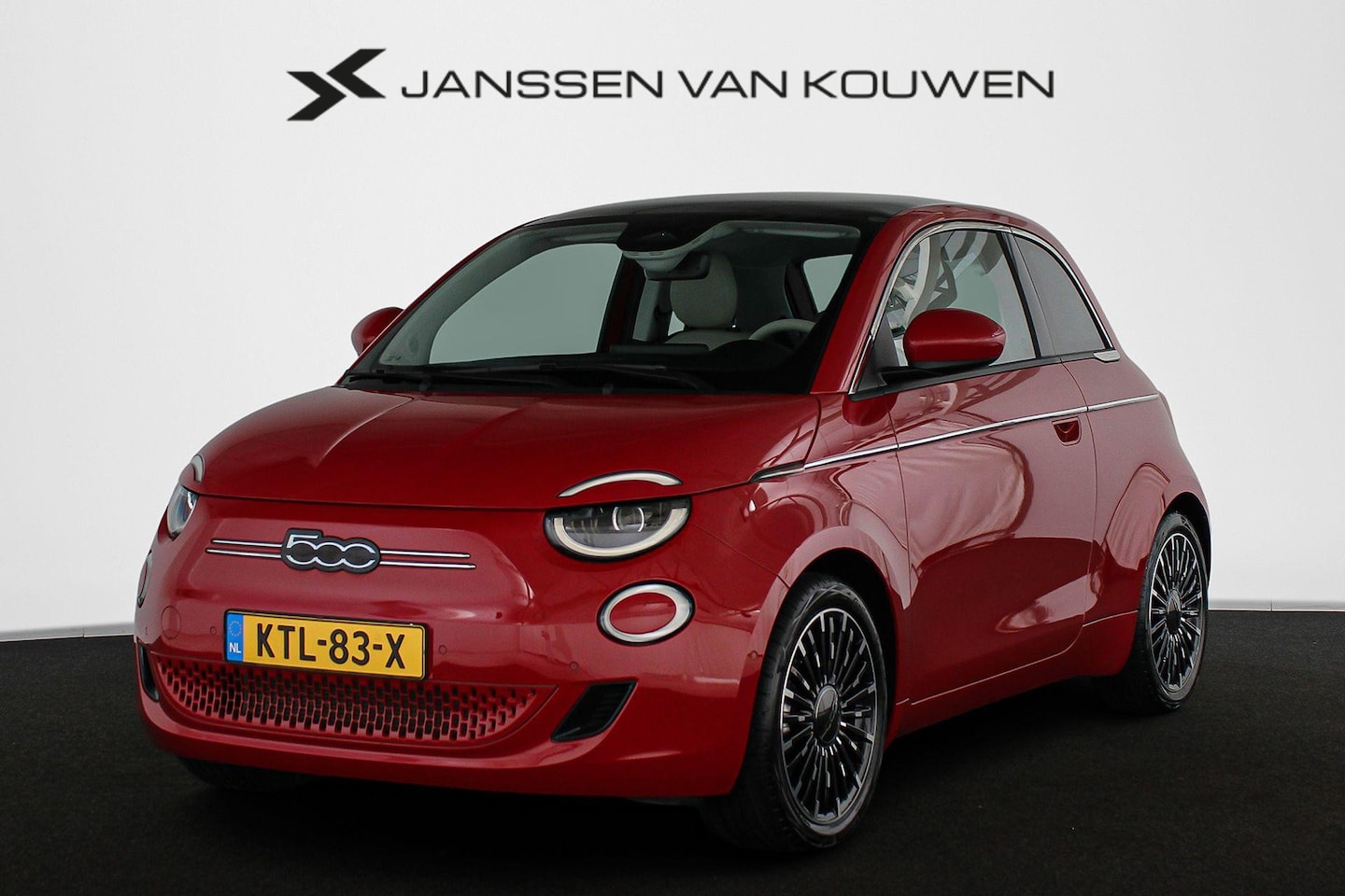 Fiat 500 - 3+1 La Prima 42 kWh Panoramadak Stoelverwarming Camera Apple CarPlay - AutoWereld.nl