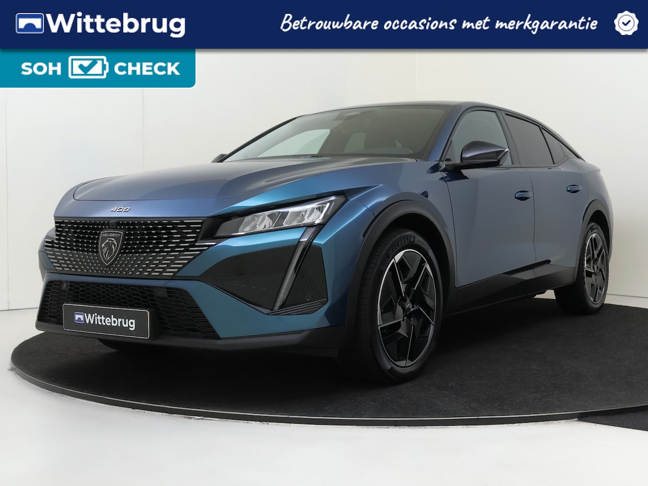 Peugeot e-408 - Allure 58 kWh | 360 Camera | Stoelverwarming | Navigatie - AutoWereld.nl