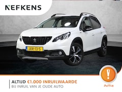Peugeot 2008 - 110PK GT-Line | 1ste Eigenaar | LAGE KM | Camera | LEER/Stof | Climate | Navigatie | 17"LM